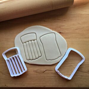Cookie Set of 2 Pool Floatie Cookie Cutters for Summer Baking Biscuits Cake Fondant Decorations Suitable Size Dishwasher Safe Made in India for Pool Parties, Beach Events, and Fun Trea
