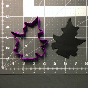 Black Cookie Flying Witch Cookie Cutter for Halloween Baking Cookies Fondant Biscuits Sandwiches Pancakes Pastry Dough Tools for Party Decorations Spooky Treats and Holiday Events