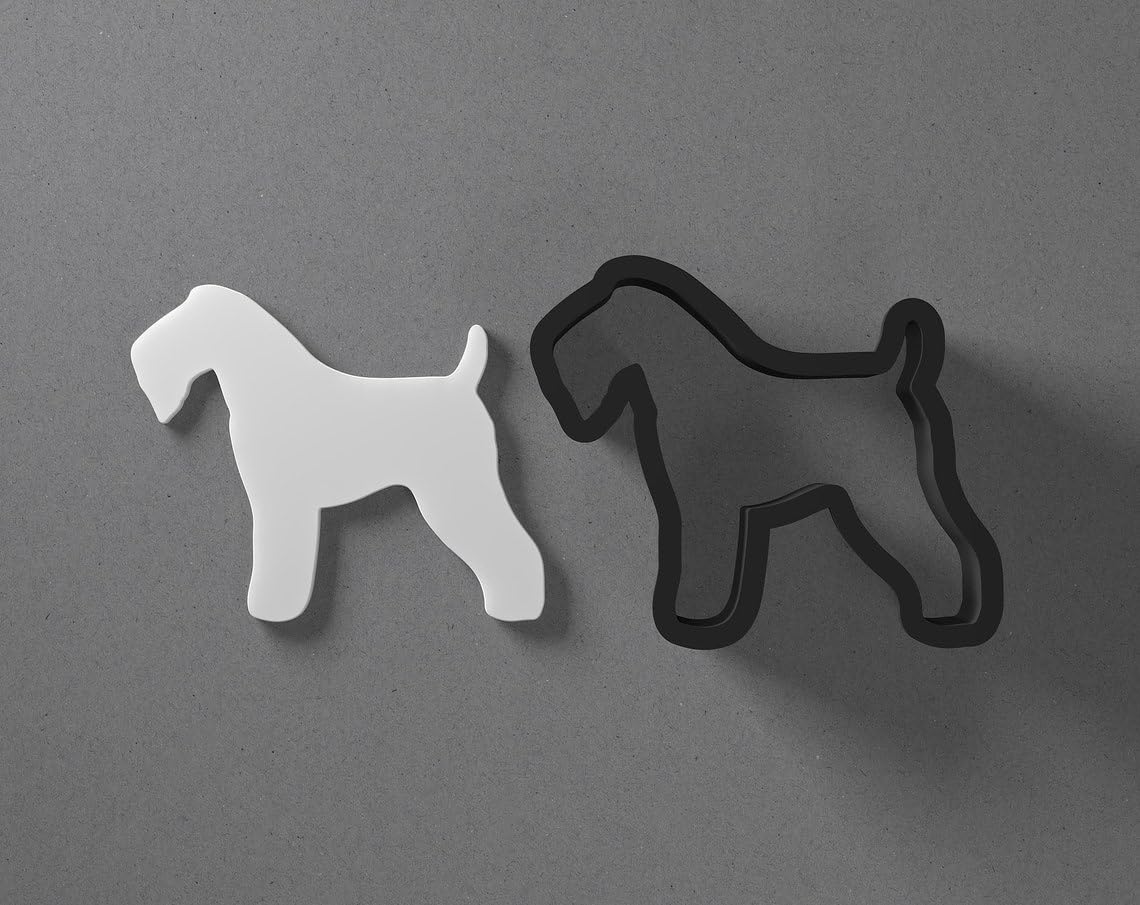 Kerry Blue Terrier Dog Breed Shape Polymer Clay Cutter with Sharp Tapered Edge for Precise Cutting, Jewelry and Earring Tool for Mini Studs and Pendant Sets, Cookie Cutter for Dog - Image 2