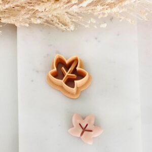 Leaf Cookie Clay Earring Cutter Set for Fall and Holiday Designs, Durable Polymer Clay Cutters for Crafting Seasonal Leaf-Shaped Earrings, Clay Jewelry Cutters Perfect for Handmade