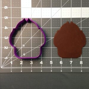 Dog Paw 101 Cookie Cutter Black Cookie Animal Paw Print Shape Mold for Pet Theme Baking Dog Lover Party Cookies Clay Crafts Cake Decorations Fondant Stamp Kitchen Tool Use