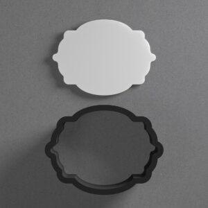 Simple Rounded Plaque Shape Cookie Polymer Clay Cutter with Sharp Tapered Edge for Jewelry Making, Mini Stud Earrings, Pendant Sets, Earring Craft Tool, Cookie Cutter for Clay