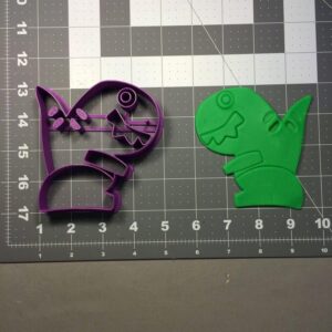 Dinosaur Tyrannosaurus Rex 266 C643 Cookie Cutter For Baking Shortbread Cookies Pastry Fondant Sugarcraft Clay Crafts And Cake Decoration Durable Cookie Mold For Prehistoric Theme