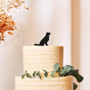 Dog Cake Topper | Birthday Cake Decoration Featuring Golden Retriever, Labrador Retriever, Australian Shepherd, Dalmatian, Border Collie, Pitbull, Spaniel | Pet-Themed Cake Decor Dog Lovers