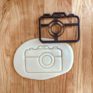Camera Cookie Cutter Cookie for Fondant, Clay Crafting, Baking, Photography-Themed Parties, Creative Cake Decorating, Vintage Camera Designs, and Special Occasion Treats in India