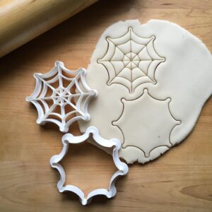 Spider Baking in Made India Web Set Treats, DIY Cookie Baking of Size 2 Spooky Cutters Crafts Ideal Parties, & Gothic Kids Suitable Tools for Cookie Halloween,