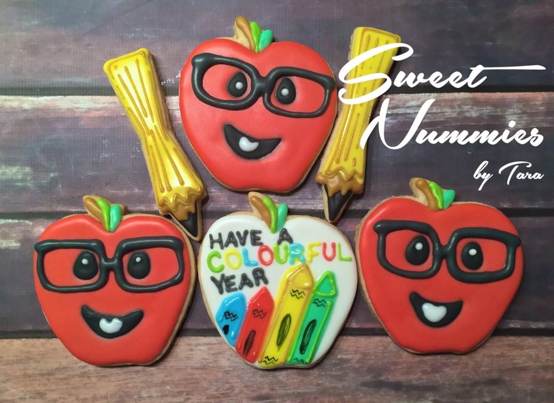 Apple Outline Cookie Fondant Clay Cutter for Baking Decorating Craft Projects Dough Modeling Kids School Themes Healthy Snack Party Treats Tool India CookieThis Apple Outline Cutter is - Image 6