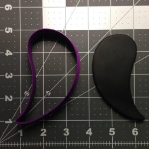 Black Comma Cookie Cutter Cookie 100 Size for Punctuation Theme Baking Grammar Party Treats English Teacher Gifts Cupcake Fondant Decorations Classroom Learning Tools Kids Crafts