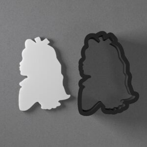 Alice in Wonderland Character Cookie Polymer Clay Cutter with Sharp Tapered Edge for Jewelry Making, Mini Stud Earrings, Pendant Sets, Earring Crafting Tool, Cookie Cutter for Clay