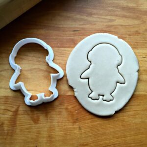 Cookie Penguin with Ear Muffs Cookie Cutter Suitable Size Made in India for Christmas Cookies Winter Baking Holiday Crafts Snow Party Treats Reusable Food Safe Mould for Kids and Adult