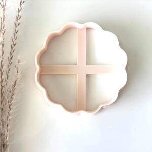 Wave Cookie Cutter Summer Wreath Cookie Cutter Flower Clay Cutter Tool for Baking and Polymer Clay Crafts for Beach Party Cookies Tropical Theme Decorations and DIY Creative Projects