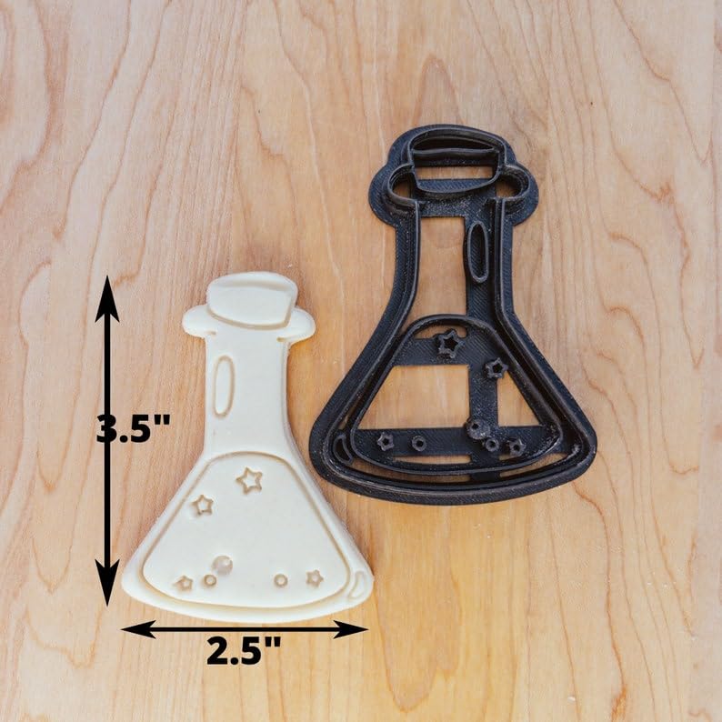 Potion Bottle Cookie Cutter Cookie for Fondant, Clay, Dough RPG Fantasy Game Flask Design, Magic Potion Cookies, Fantasy-Themed Crafts Made in India