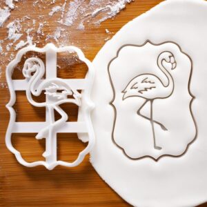 Flamingo Solo Cookie Cutter Biscuit Cutter Tropical Summer Beach Pool Party Baking Tool Perfect Birthday Celebrations Fun Flamingo Shape for Themed Events Seasonal Treats (ONLY FLAMING SOLO)