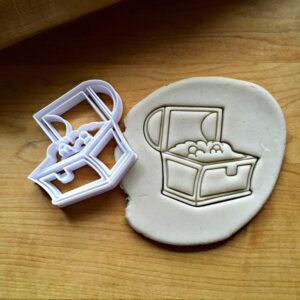 Treasure Chest Cookie Cookie Cutter for Pirate, Adventure-Themed Parties, Kids, Suitable Size, Made in India