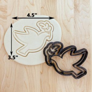 Dove of Peace Cookie Cutter for Creating Beautiful Peace-Themed Cookies, Perfect for Holidays, Special Occasions, and DIY Baking Projects, Made of Durable Cookie in India
