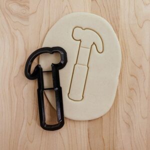 Hammer Cookie Fondant Clay Cutter for Baking, India Cookie Tool Shape Mold for Fathers Day, DIY Crafts, Construction Party Themes, Builder Gifts, Kids Activities, and Creative