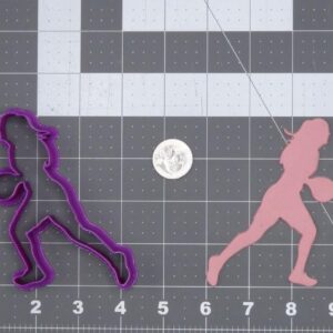 Black Basketball Player Cookie Cutter Silhouette Cookie Sports Athlete Shape Mold for Baking Biscuits Clay Crafts India Made Tool for Game Theme Parties Kids DIY Activities