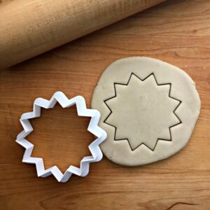Cookie Sun Cookie Cutter for Baking Biscuits Cake Fondant Decorations Suitable Size Dishwasher Safe Made in India for Summer Parties, Sunshine Themes, and Creative Baking Projects