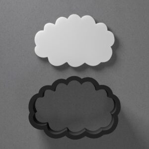 Puffy Cloud Shape Polymer Clay Cutter With Sharp Tapered Edge For Earring Jewelry Making Mini Studs Pendant Set Cookie Decorating Tool Clay Art Craft Accessories For DIY Projects