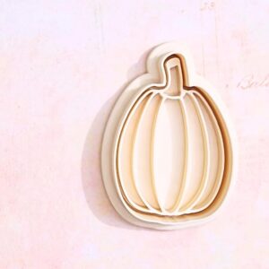 Big Pumpkin Cookie Cutter Set for Halloween Thanksgiving Autumn Theme Baking Fondant Sugar Paste Cupcake Decoration DIY Crafts for Kids Family Kitchen Activities and Holiday Parties