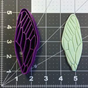 Black Cookie Fairy Wing 100 Cookie Cutter for Baking Biscuits Fondant Sandwiches Pancakes Fairy Tale Party Favors Fantasy Theme Cookies Cake Decorations and DIY Craft Projects