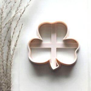 Shamrock Cookie Cutter for Baking and Polymer Clay Crafts Clover Shaped Clay Cutter Tool for St Patricks Day Cookies Handmade Earrings Fondant Decorations and Holiday Art Projects
