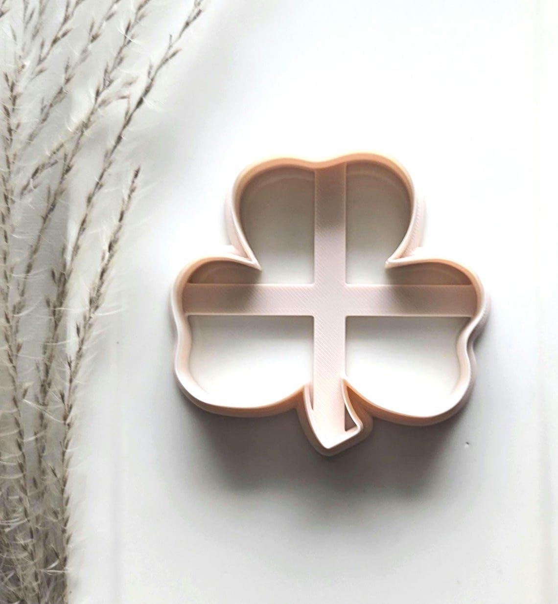 Shamrock Cookie Cutter for Baking and Polymer Clay Crafts Clover Shaped Clay Cutter Tool for St Patricks Day Cookies Handmade Earrings Fondant Decorations and Holiday Art Projects