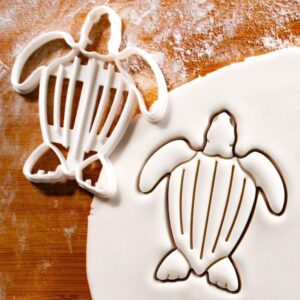 Cookie Leatherback sea Turtle Cookie Cutter for Ocean Themed Baking Creating Unique Underwater Inspired Cookies Perfect for Marine Life Parties, Ocean Lovers, Beach Celebrations,