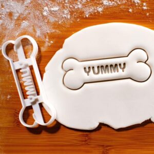 Dog Bone Cookie Cutter Cookie for Baking Pet Treats Homemade Dog Biscuits Bone Shaped Cookie Mold for Dog Lovers Pet Owners Baking Tool for Healthy Dog Snacks India