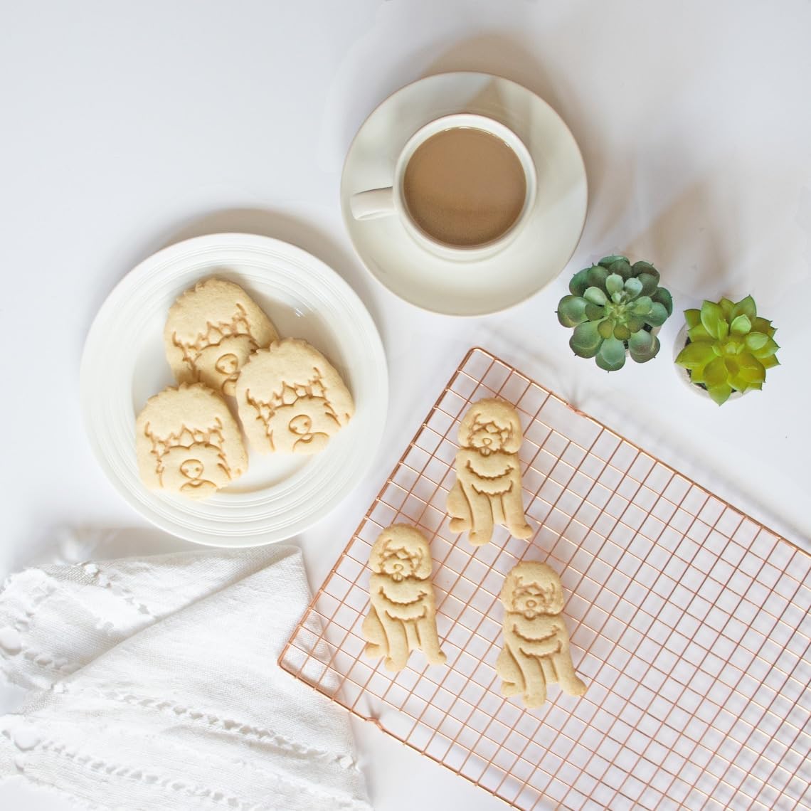 Goldendoodle Face Cookie Cutter for Biscuit Fondant Clay Baking Dog Treats Golden Retriever Poodle Mix Furry Goldiepoo Pet Lover Gift Veterinary Gifts Canine Bakery Tool (ONLY FACE) - Image 6