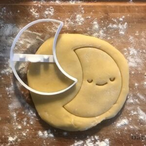 Black Crescent Moon Cookie Cutter cookie Half Moon Space Shape Biscuit Cutter for Baking Cookies Fondant Polymer Clay Jewelry Earring Craft Tool DIY Gifts