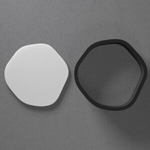 Organic Pebble Shape Polymer Clay Cutter With Sharp Tapered Edge Jewelry Earring Making Tool For Mini Studs Pendant Set Clay Mold Cookie Cutter For Natural Stone Abstract Craft Projects