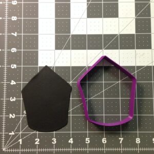 Bishop Hat Cookie Cutter Black Cookie India Baking Tool for Making Religious, Graduation, and Celebration-Themed Cookies, Fondant, Chocolate, Cake Decorations, DIY Crafts, Party