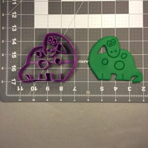 Black Cookie Dinosaur 103 Cookie Cutter for Prehistoric Themed Baking, Fondant Cake Decorations, Kids Birthday Party Treats, Jurassic Crafts, Educational Activities and Creative