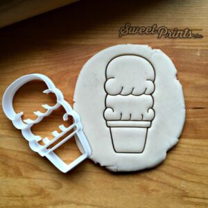 Cookie Ice Cream Cone Cookie Cutter Multi Size for Summer Party Baking Decorating Tools for Kids Fun Snacks Made in India Reusable Durable Cookie for Cookies Fondant Sandwiches