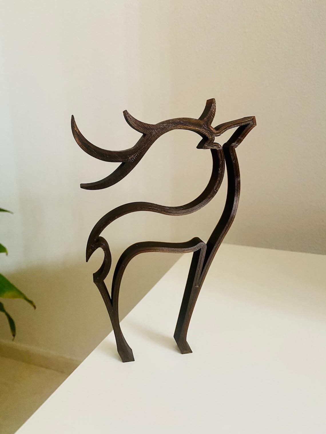 Minimalist Statue Deer Sculpture: Ideal Statue Gift for Home Decor, Shelf Sitter, Tabletop Present, Perfect for Christmas and Birthdays - Image 3
