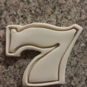 Lucky 7 Gambler Cookie Cutter Cookie Casino Theme Biscuit Fondant Decorating Tool for Poker Night Game Party Vegas Slot Machine Baking Crafts Gambling Event Treats and Celebration