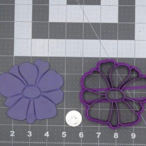 Black Cookie Cosmos Flower Cookie Cutter for Baking Biscuits Fondant Pancakes Pastry Sandwiches Cake Decorating Tools Floral Theme Kitchen Accessories Spring Garden Party Supplies