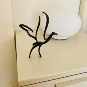Minimalist Crane Tabletop Figure: Gift, Art Sculpture, Shelf Sitter, Home Decor, Office Statue, Housewarming Bird Present