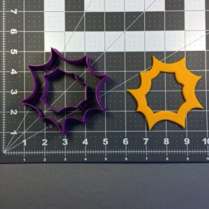 Black Pow 104 Cookie Cutter for Comic Book Superhero Theme Biscuits Cookie Fondant Cake Decorating Tool for Kids Birthdays Crafts Parties School Events and Everyday Baking Use