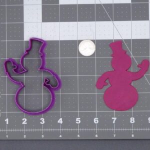 Christmas Snowman Black Cookie Cookie Cutter Silhouette for Holiday Baking Winter Party Favors Kids Crafts Christmas Cookies Snowman Shape Clay Ornament Tool Kitchen Accessories