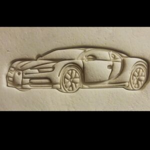 Black Bugatti Chiron Luxury Sports Car Cookie Cutter Cookie High-End Supercar Cookie Mold for Car Enthusiasts Birthday Parties Racing Fans Kitchen Tool for Baking and Crafts