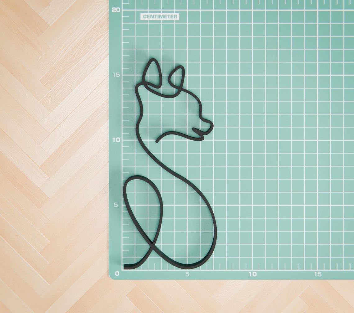 Chihuahua Dog Minimal Line Art Figure Plastic Dog Lover Decor Gift for Desk Shelf Home Office Modern Interior Art Display Pet Breed India - Image 4