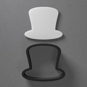 Magician Hat Shape Clay Cutter for Earrings and Jewelry Making Sharp Tapered Edge Tool for Polymer Clay Mini Studs Pendant Set Cookie and Fondant Decorations for Magic Fantasy Wizard