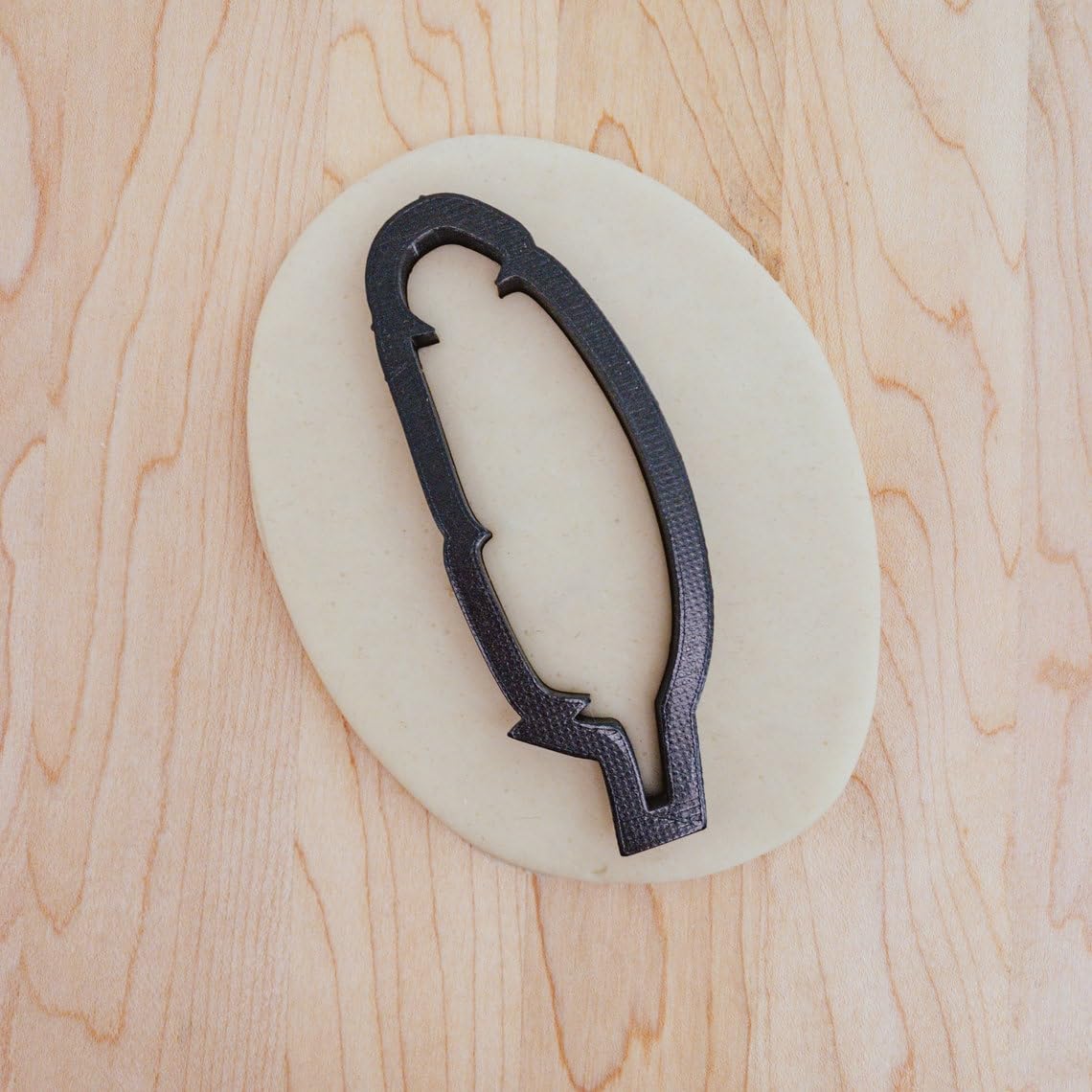 Feather Cookie Cutter Cookie for Fondant Clay Crafting Tribal Boho Themed Baking Decorations DIY Native Style Desserts and Art Projects Use in India - Image 2