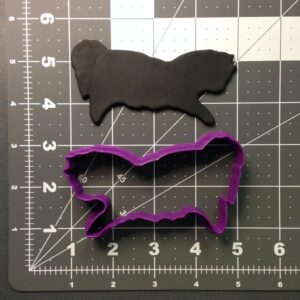 Black Cat 103 Cookie Cutter for Animal-Themed Baking, Fondant, Biscuit, Pastry, and Sandwich Shaping � Perfect for Pet Parties, Halloween Treats, and Feline-Inspired Celebration