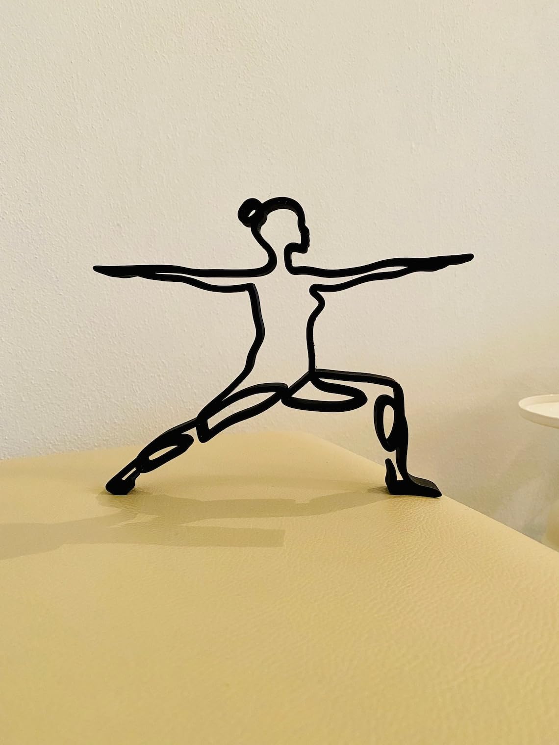Yoga and Root Chakra Poses: Minimalist Muladhara Sculpture - Tabletop Statue Figure for Home Decor, Shelf Sitter, and Statue Gift - Image 2
