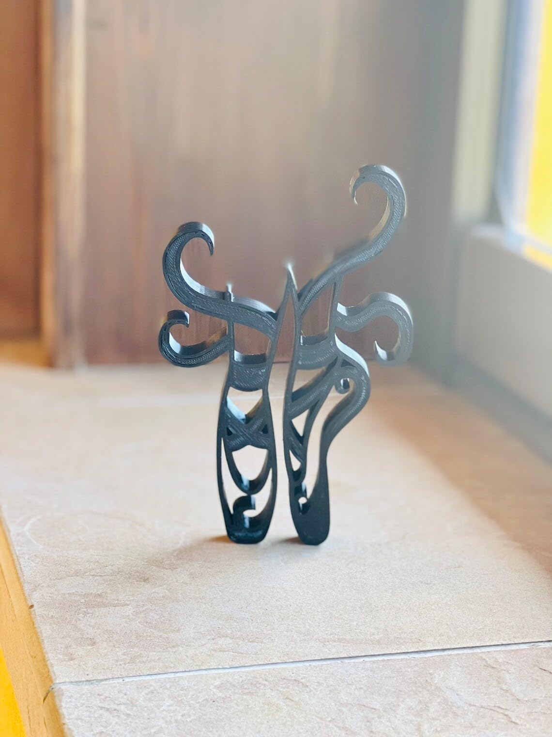 Minimalist Ballet Shoes Sculpture - Tabletop Statue Figure, Home Decor, Bookshelf Accent, Windowsill Art, Gift, Birthday Present - Image 8