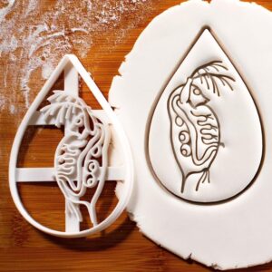Cookie Daphnia Cookie Cutter for Scientific Baking and Environmental Research Model Organism Biscuit Mold Perfect for Biology Students Researchers and Science Enthusiasts