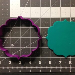 Plaque Cookie Cutter Black Cookie India Baking Tool for Making Decorative, Award, and Themed Cookies, Fondant, Chocolate, Cake Decorations, DIY Crafts, Party Treats, and Creative